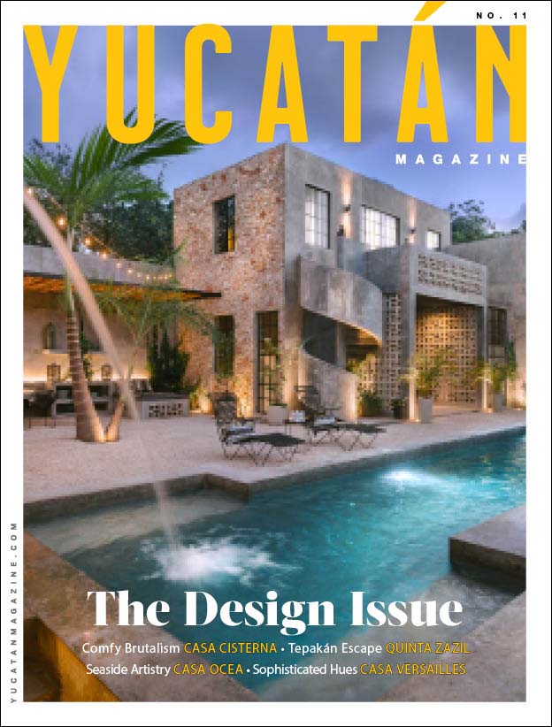 Trey Speegle's house in Mexico was featured in Yucatán Magazine, which he art directed and redesigned. 
