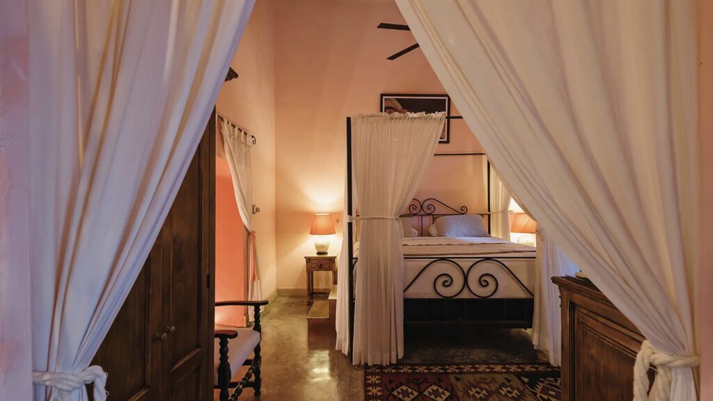 Master Suite Bedroom at Hacienda Santa Cruz
